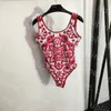 Fashion Print Swimwear Women One Piece Biquinis Sexy Bra Bikini Set Summer Pool Party Swimsuit Suit