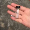 22 * 50 * 14mm 10ml Bouteilles en verre Bouchon à vis en aluminium Casquette Transparent Pots vides Cadeau 100pcsgood quantité Mihin