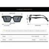 Sunglasses Men Polygon Square Women Fashion Unique Rivets Design Sun Glasses Outdoor UV400 Shades Goggles Retro