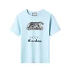 kinder T-shirts kleurrijke t-shirts zomer ademende shirts G brief unieke t-shirt afdrukken cartoon jongen meisje pakken CHD2310185 esskids