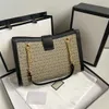 Ophidia Designer Fashion Luxury Totes Handväska axelväska kvinnor handväskor kedja cirkulära väskor klassiska bi tiger orm alfabet plånbok 479197-2