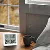 Timers Digital Clock Desk med temperaturfuktighet Väggklockor för hemkökskontor Dekorationer Niditon 231018