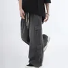 Sweats à capuche pour hommes Sweatshirts Baggy Jeans Pantalon Homme Denim Pantalon Noir Jambe Large Hommes Oversize Cargo Coréen Streetwear Hip Hop Harajuku 231018