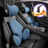 Seat Cushions Car Neck Headrest Pillow Car Accessories Cushion Memory Cotton Auto Seat Head Support Neck Protector Universal Automobiles Neck Q231019