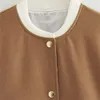 여성 재킷 Unizera Autumnwinter 제품 패션 및 캐주얼 다목적 싱글 가슴 장식 재킷 코트 231018