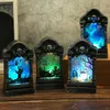 Other Event Party Supplies Mini Tombstone Lights Small LED Lanterns for Indoor Outdoor Halloween Decoration Ghost House Home Decor Battery Powered B03E 231017