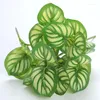 Decorative Flowers Artificial Sweet Potato Leaves Evergreen Plastic Green Plants Fake Flower Holiday Party Decor Simulation Plant El