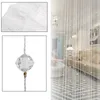 Curtain Voile Romatic String Curtain With Beads Decor Tassels Fly Insect Door Screen Divider Window Panel Room Divider 231018