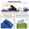 Outdoor Pads PACOONE Outdoor Camping Sleeping Pad Folding Sleep Mat Beach Inflat Mattress with Pillows Ultralight Air Mat Travel Hiking 231018