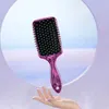 Hårborstar Mirrorstyle Comb Beauty Antistatic Haircare Airbag Massage Brush Stor platta Fluffig frisör Barber Accessory 231017