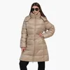 Womens Down Parkas SANTELON femmes hiver épais chaud longue Parka avec capuche réglable femme coupe-vent doudoune manteau mode manteaux 231018