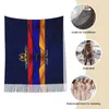 Schals Golden Armenia Schal Wrap Damen Winter Langer weicher Schal Armenische Flagge Wendequaste