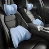 Coussins de siège Siège de voiture Appui-tête lombaire Support en mousse à mémoire de forme Oreiller de cou de voiture Support de voyage pour accessoires d'intérieur de voiture Tesla Q231019