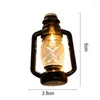 Stringhe Led Retro Lanterna da fienile Stringa 1.5m 4m 6m Ghirlanda a batteria Decorazioni da giardino per esterni Luce da campeggio Ornamenti natalizi