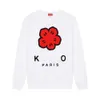 Kenzo Pullover Sudadera Kenzo Blak z kapturem Kenzos projektant Tiger Head Hood Mens and Women Fashion Pullover Crewneck Casual Bluza 1 T9in