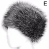 Beanieskull Caps Rus Şapkası Kadınlar için Sivil Kürk Şapka Kış Kışlı Dış Sıcak Beanie Kabarık Şapka Kar Kova Kapağı 5 Renk Ushanka Moda 231017