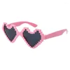 Sunglasses Eye-Catching Wedding Adult Carnivals Taking Po Glasses Christmas Party Pixel Heart Frame