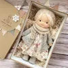 Dolls A Waldorf Doll Native Enamel Doll Artist Handmade Kawaii Children's Christmas Gift Toy Doll Handmade Soft Stuffed 231017