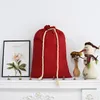 Noel Süslemeleri 10 PCS/LOT Drawstring Muti Renkli Santa Sack Velvet Candy Luxury Bag