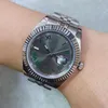 U1 ST9 Uhr aus Stahl mit Wimbledon-Zifferblatt und Lünette, 41 mm, automatische mechanische Armbanduhr, Jubilee-Armband, Saphirglas-Uhrwerk, Herrenuhren