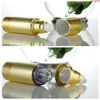 30 ml High-End Gold Airless Vacuum Pump Lotion Shampoo Bottle Cosmetic Container Travel Refillable Bottles For Makeup Products Gods AFMCC