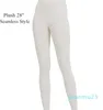 Pluszowe spodnie jogi z wysokim talią Kobiety jesienne zima fitness grube legginsy Pełna długość elastyczne biodra winda tszczącego szwu w kształcie szwu
