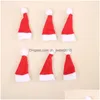 Christmas Decorations Mini Hat Lollipop Nonwoven Small 4 7Cm 230905 Drop Delivery Home Garden Festive Party Supplies Dhwje