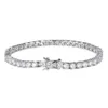 Factory Cheap Price 925 Sterling Silver 18k Gold Plated Moissanite Diamond Tennis Chain Bracelets