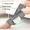 Couvertures Masseur de jambe sans fil Compression d'air Massage rechargeable Couverture complète à la maison