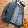 Men's Down Parkas 2023 Thick Warm Bomber Jacket Coats Autumn Winter Fleece Lined Casual for Men Slim Fit Clothing 5XL 231018