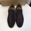 Scarpe per pianoforte Loro puro LP Originale High-top Deep Mouth Loafer Stivali corti Casual Scrub Stivali da uomo da uomo