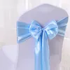 Ceintures Satin Chaise Bow Mariage Intérieur Extérieur Ruban Papillon Cravates Pour Événement De Fête El Banquet Décorations Doux 231018