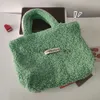 Schultertaschen Einkaufstaschen Soulder Bag Female Plus Student Bookbags Zweiseitig verfügbare Designtasche Große Kapazität Kunstfell-Tragetaschenstyleseendibags