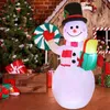 2M Weihnachten PVC aufblasbare Schneemann Dekoration Garten Outdoor Blow Up LED Schneemann Spielzeug