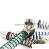 Smoking Pipes Luminous Bong Glowing Glass Pipe Metal Lighting Smokingpipes Tobacco Drop Delivery Home Garden Household Sundries Acces Dhmfq