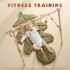 Mobile 1set Baby Wooden Ratchey Zabawa na siłownię mobilną wiszącą sensoryczną sensoryczną sensoryczną ramę dekoracje pokoju aktywności