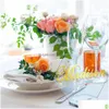 Greeting Cards Greeting Cards 20/30/50Pcs Clear Acrylic Blank Diy Hexagon Table Number Sign Place Wedding Guest Name Banquet Dhgarden Dh1Jh