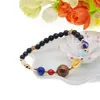 Universe Galaxy the Eight Planets in the Solar System Guardian Star Natural Stone Beads Bracelet Bangle for Women & Men Gift231c