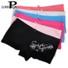 LOBBPAJA Ganze Menge 12 PCS Frau Unterwäsche Frauen Baumwolle Boxer Shorts Damen Höschen Floral Boyshorts Schlüpfer für Frauen327D