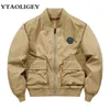 Herrenjacken Männer Jacke Herbst Frühling Outdoor Amerikanische Militäruniform Herren Baseball Mäntel Marke Männliche Bomber Flugjacken 231017