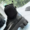 Botas de desenhista sapato casual monolith preto sapatos de couro aumentar plataforma tênis cloudbust clássico patente fosco mocassins treinadores botas de borracha luxo martin