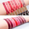 Lipstick Pudaier Makeup 2 in 1 Matte Lipstick Lip Liner Nude Lip Stick Pencil Make up Cosmetics Lip Balm Matt Cream Lipbalm Lipliner 231102