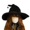 Cappelli da festa Halloween Party Dress Decor Masquerade Fasciatura Arco Cappello da mago Donna Gothic Lolita Accessori per costumi Cappelli da strega retrò 231017