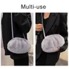 Sacs de soirée Mode d'hiver sac en fausse fourrure femmes moelleux en peluche nuage sac de luxe marque femme épaule sac à bandoulière concepteur dames sac à main 231017