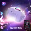 Articles de nouveauté Led Aurora Borealis Lune Galaxie Veilleuses Bluetooth Musique Laser Étoile Nébuleuse Projection Chambre Décoration Atmosphère Projecteur 231017