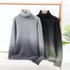 Suéter masculino pull homme 2023 outono inverno coreano moda gola alta suéter masculino high end masculino macio quente cashmere pullovers homem