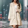 Chaquetas cortavientos con cremallera para mujer, chaqueta impermeable con capucha, abrigo ligero de manga larga para otoño, impermeable con cordón y bolsillos