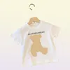 패션 디자이너 어린이 셔츠 소년 소녀 Tshirts 캐주얼 옷 T 셔츠 인쇄 어린이 아기 유아 짧은 슬리브 격자 무늬 블라우스 to5238504