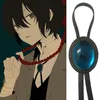 Hänge halsband anime bungo stray dogs osamu dazai halsband bolo bola slips cosplay prop accessorypendant308d