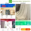 Curtain Curtains for Living Room Gauze Tulle Curtain White Lace Sheer Balcony Bay Window White Semi-shading Screen Bedroom 231018